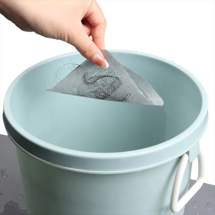 10Pcs Floor Drain Stickers Bathroom Hair Filter