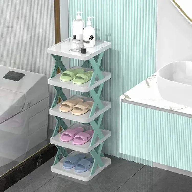 6 Layer X Shap Stackable Shoe Rack