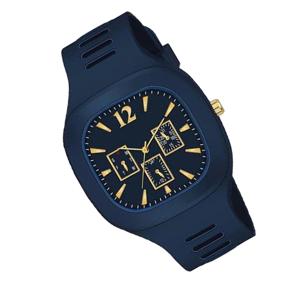 New silicone analogue fashionable men's watch