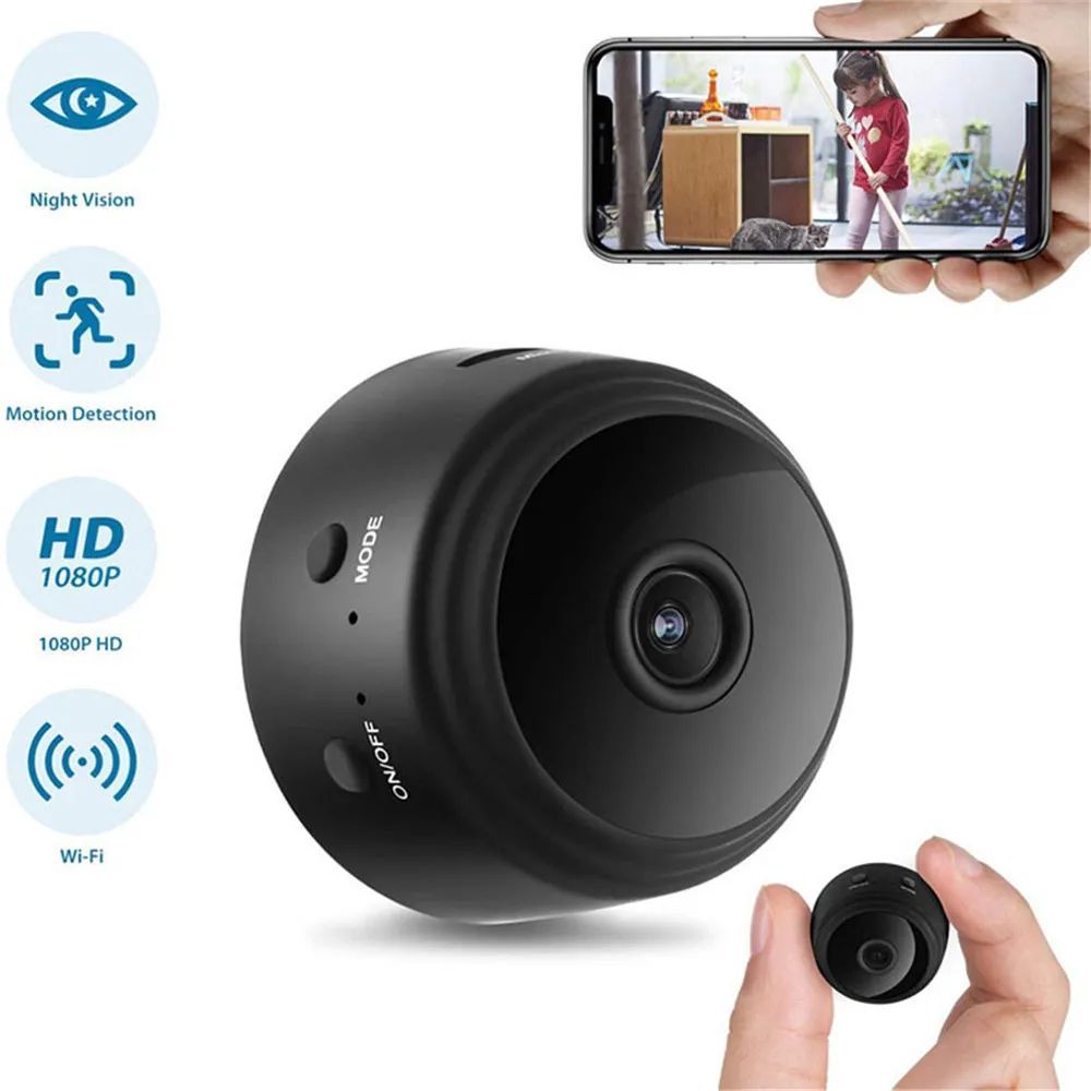 A9 WiFi Mini Camera HD Wireless Video Recorder Voice Recorder Security Monitoring